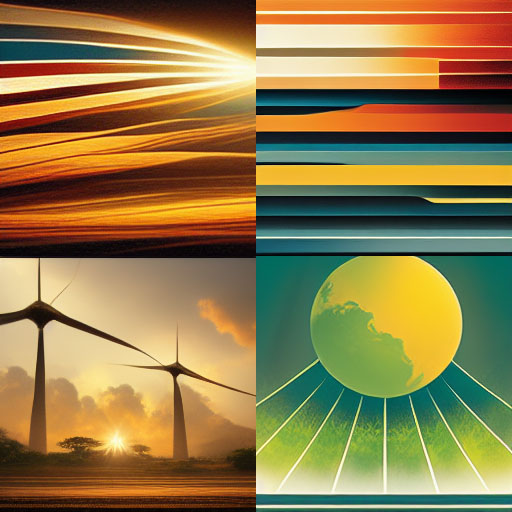 Another set of AI-generated images depicting Tesla's vision statement